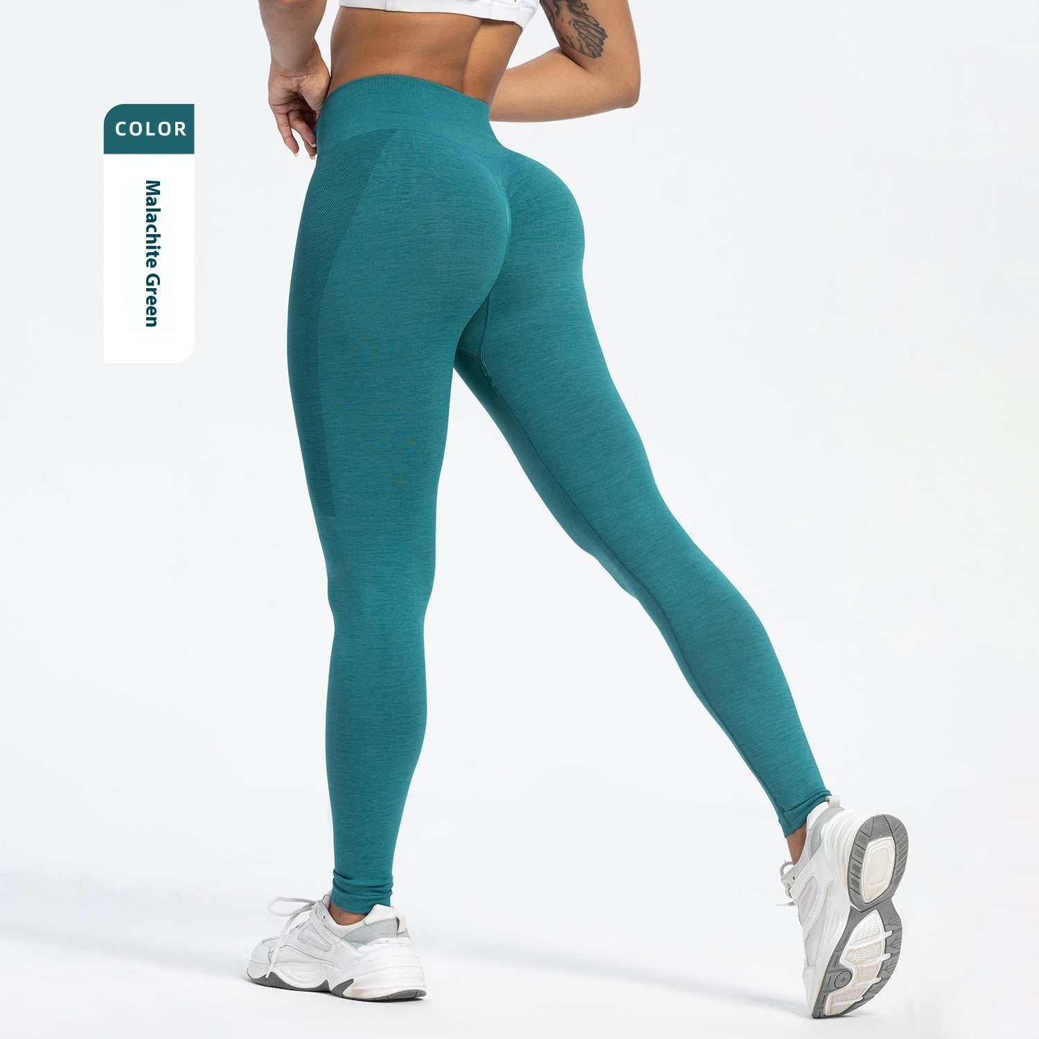 Sports Fitness Pants Seamless Hip Raise High Waist Leggings