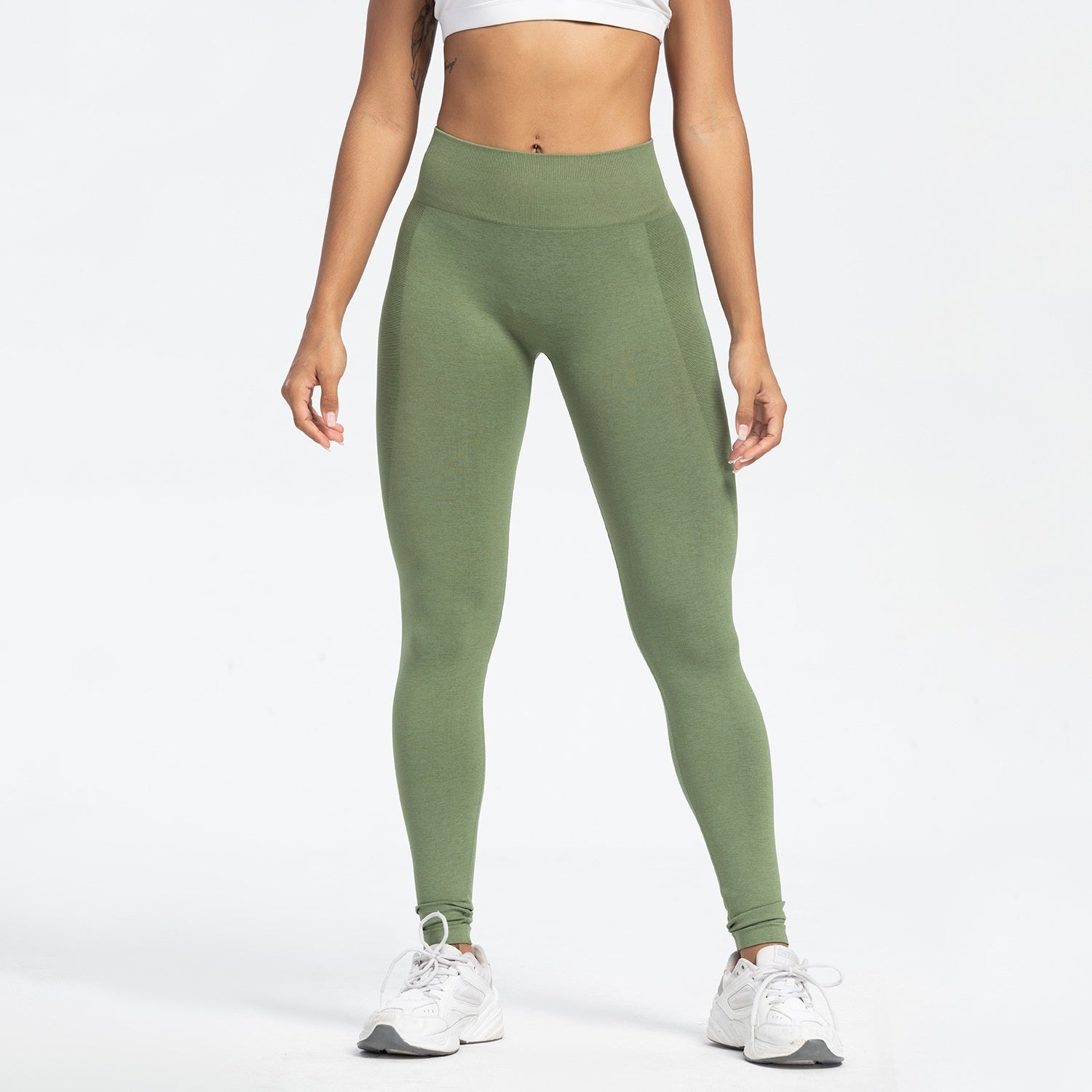 Sports Fitness Pants Seamless Hip Raise High Waist Leggings