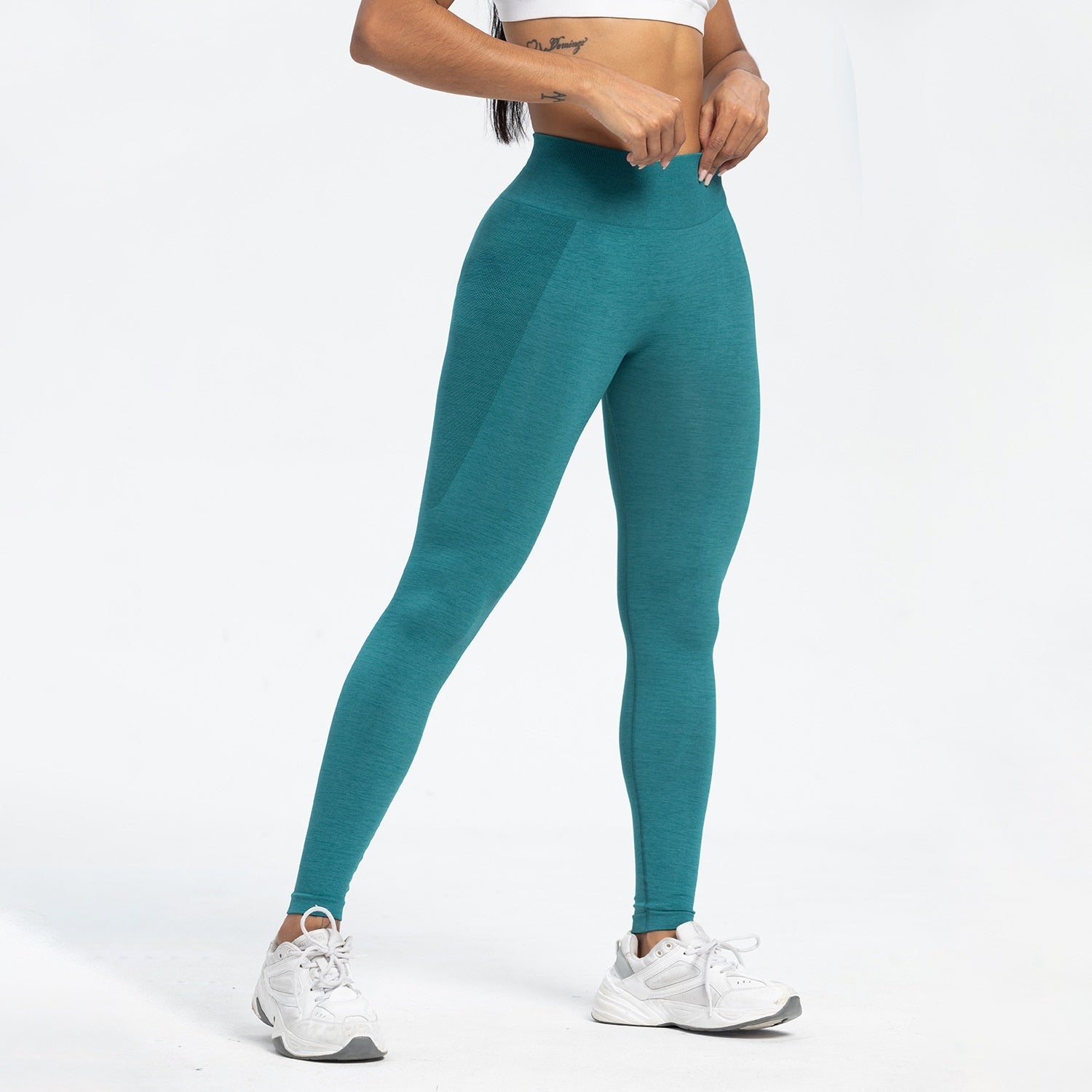 Sports Fitness Pants Seamless Hip Raise High Waist Leggings
