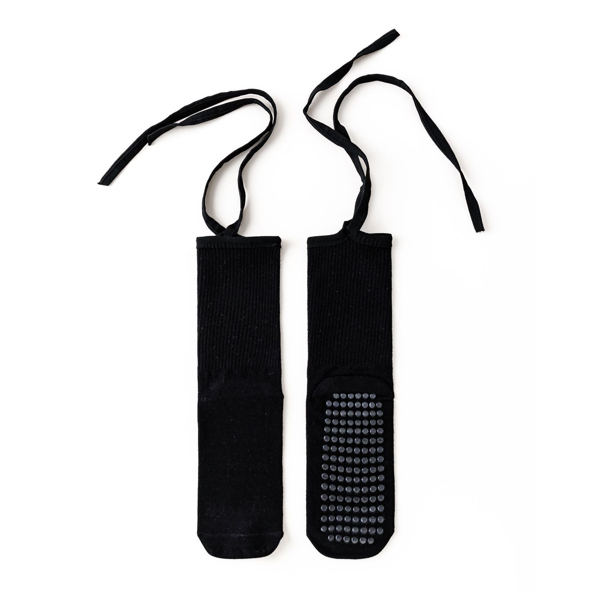 Women's Anti-slip Cross Lace-up Yoga Pilates Dance Dopamine Sports Wear Mid-calf Socks