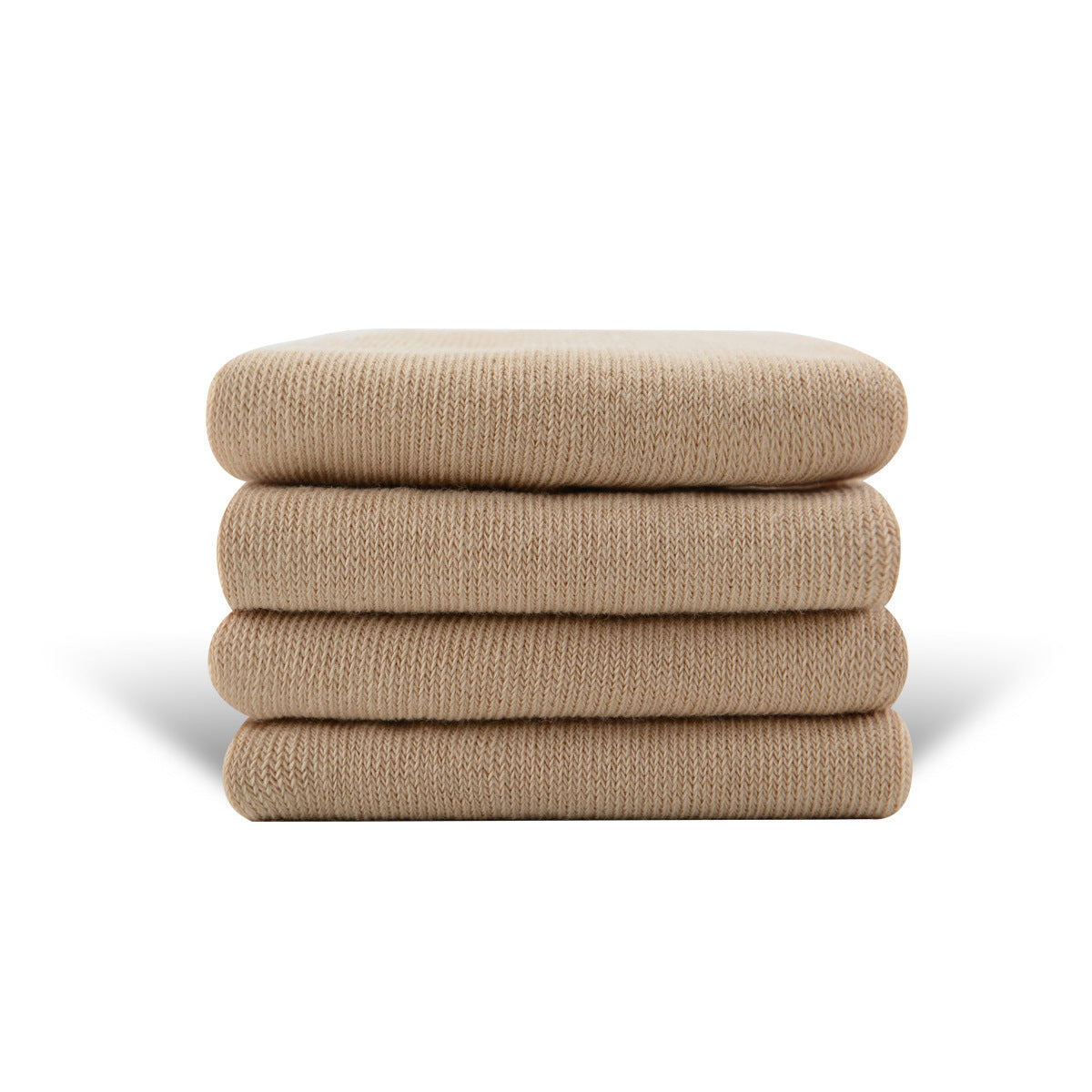 High-elastic Mid-calf Colored Cotton Socks