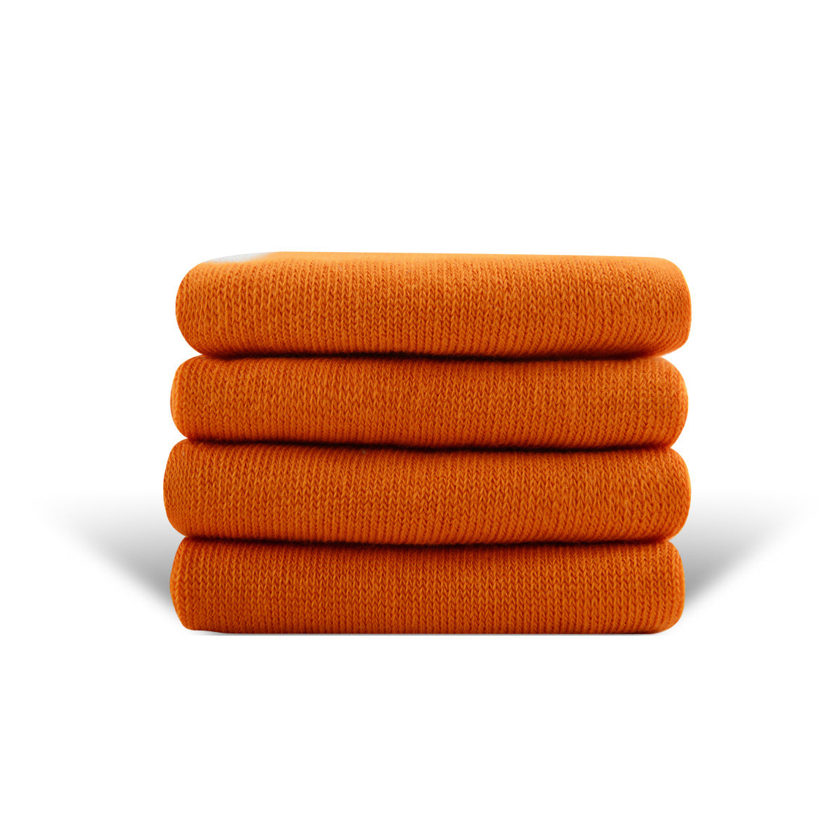 High-elastic Mid-calf Colored Cotton Socks