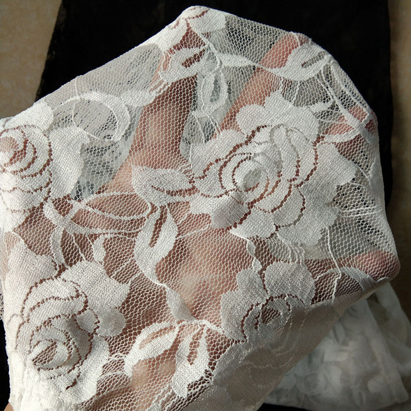 Sweet Lace Rose Hollow Pantyhose