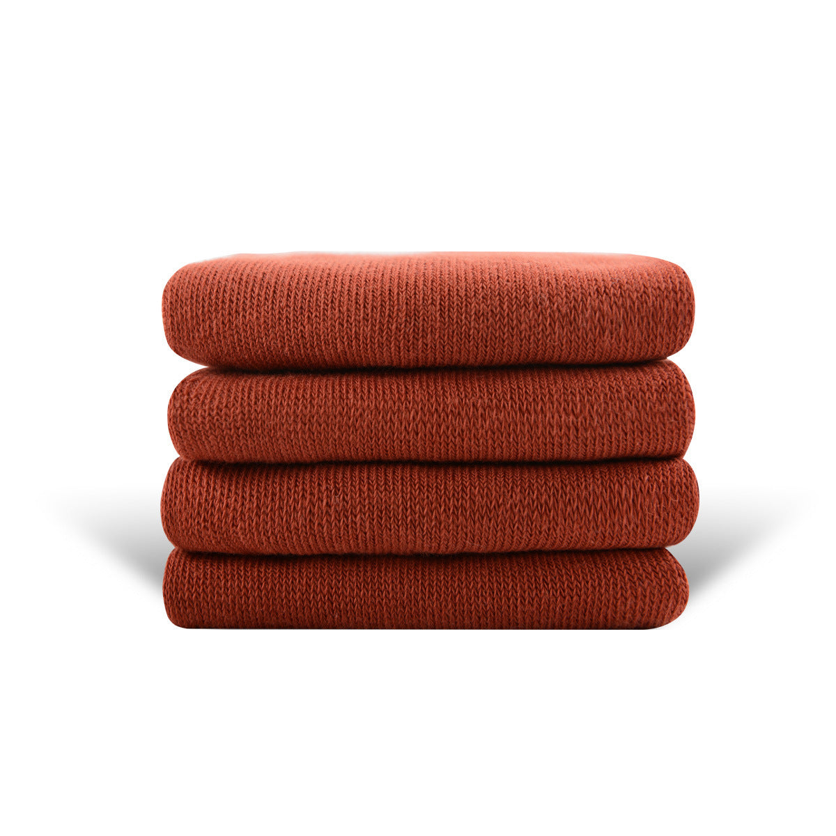 High-elastic Mid-calf Colored Cotton Socks