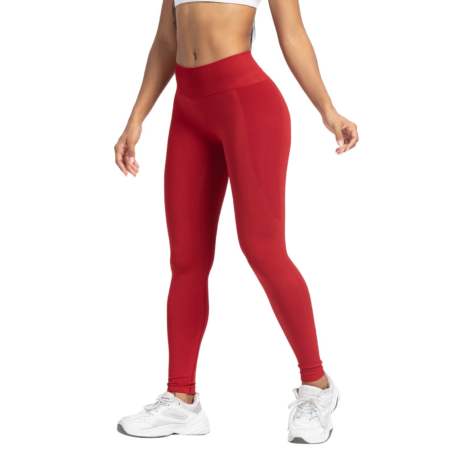 Sports Fitness Pants Seamless Hip Raise High Waist Leggings