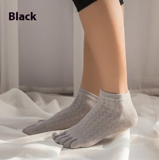 Women's Thin Pure Cotton Toe Socks