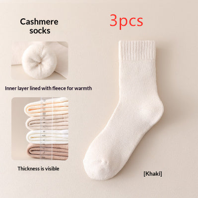 Wool Fleece-lined Thick Maternity Socks