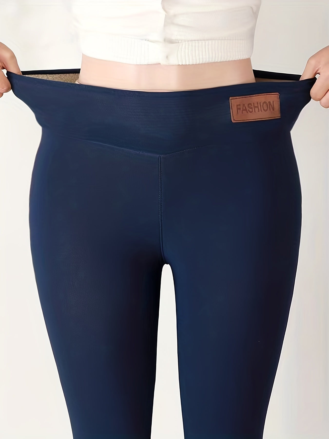 Women's Cashmere Fleece-lined Warm Comfy Leggings
