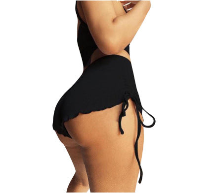 Women's Sleepwear Printed Side Drawstring Shorts