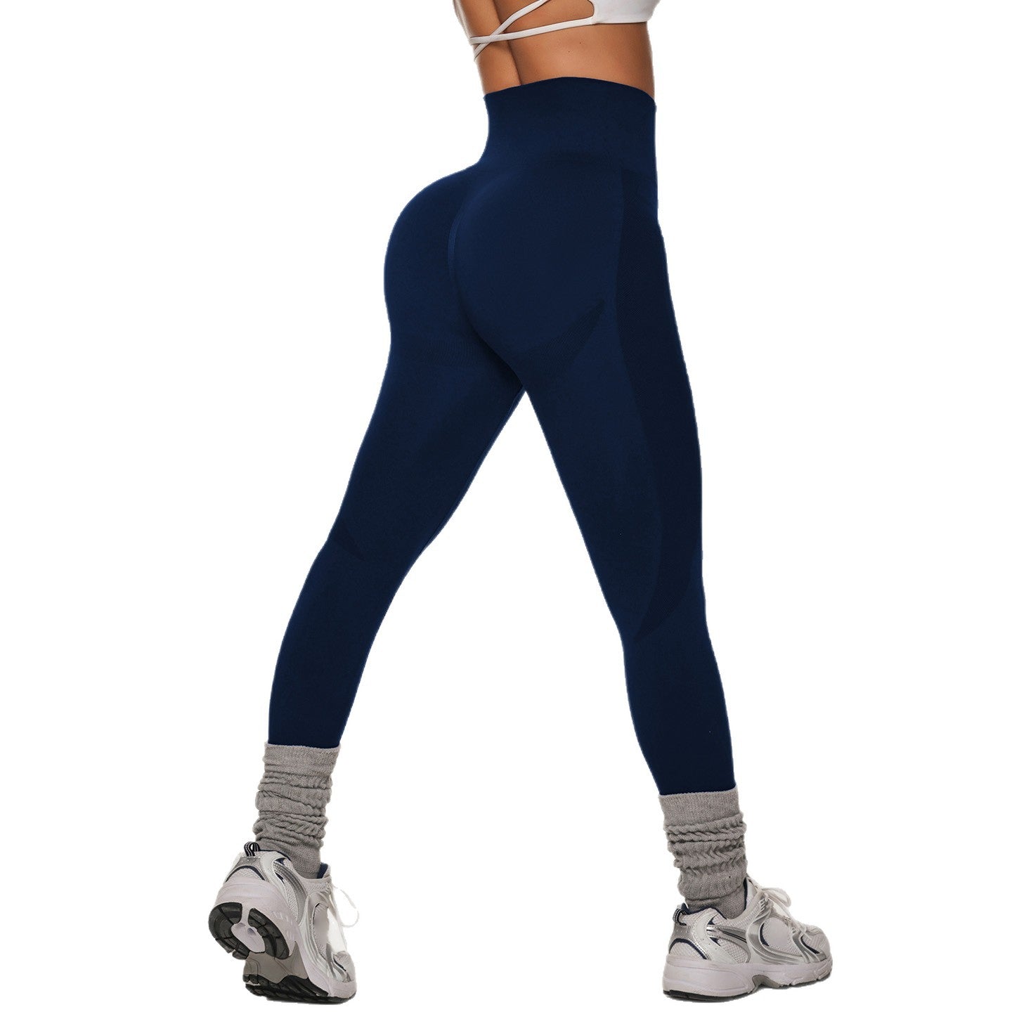 Seamless Hip Raise High Waist Quick-drying Hollow Leggings