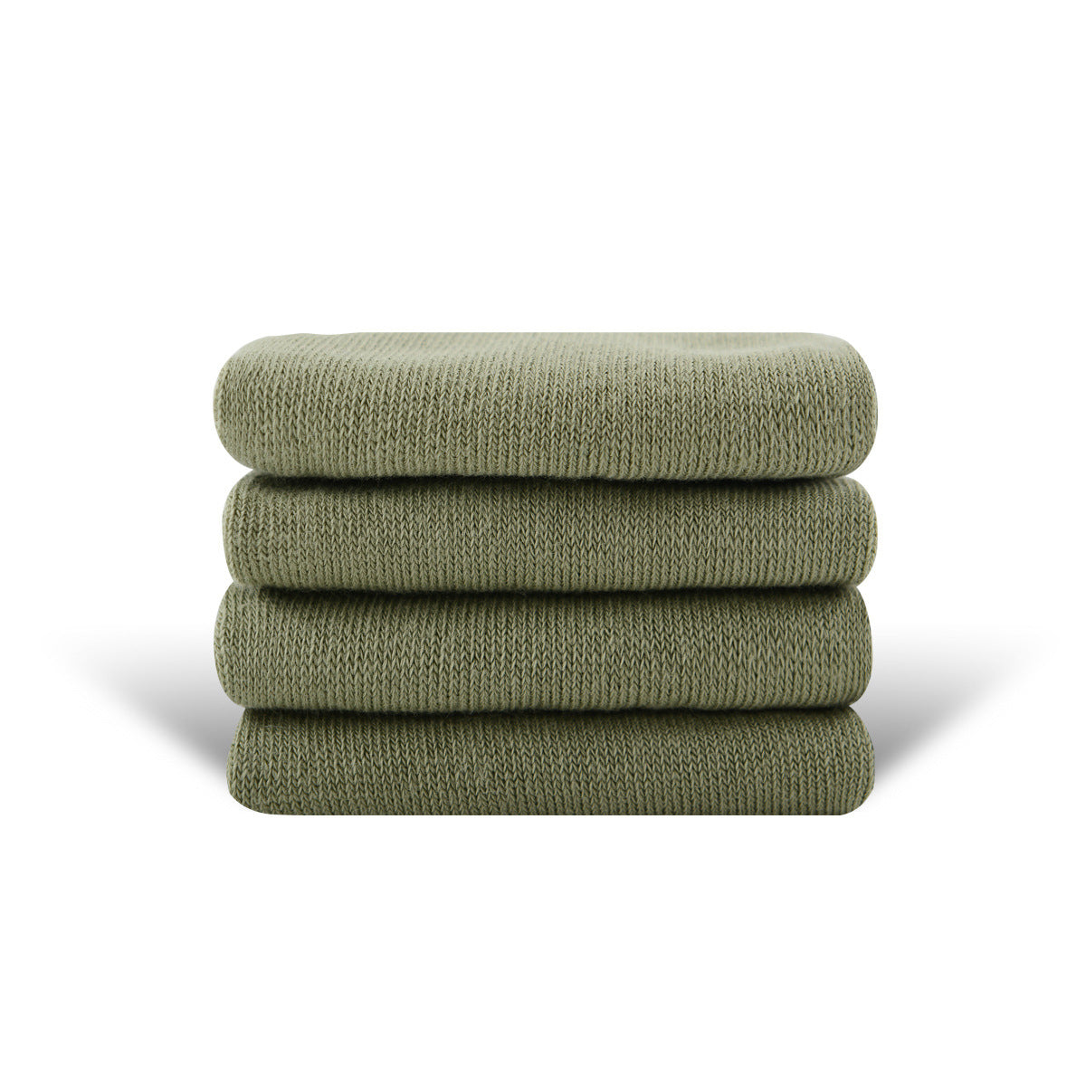 High-elastic Mid-calf Colored Cotton Socks