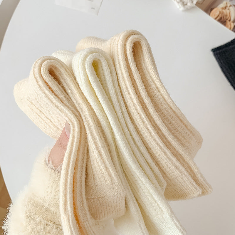 Women's Twist Pattern Wool Socks