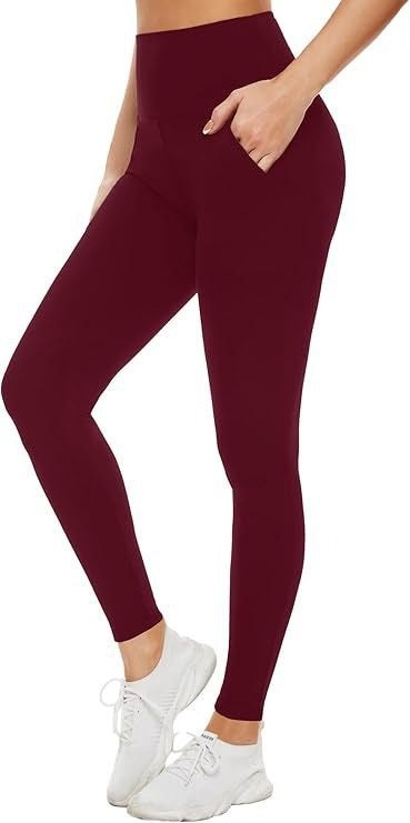 Soft Contracting Elastic Slim High Waist with Pocket Leggings