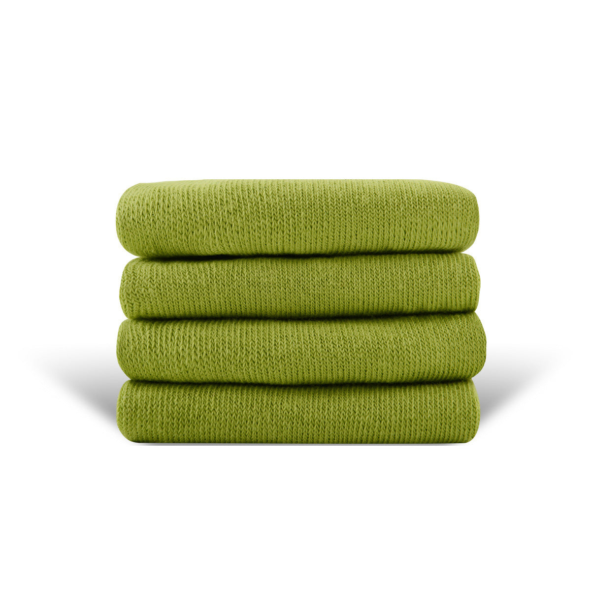 High-elastic Mid-calf Colored Cotton Socks