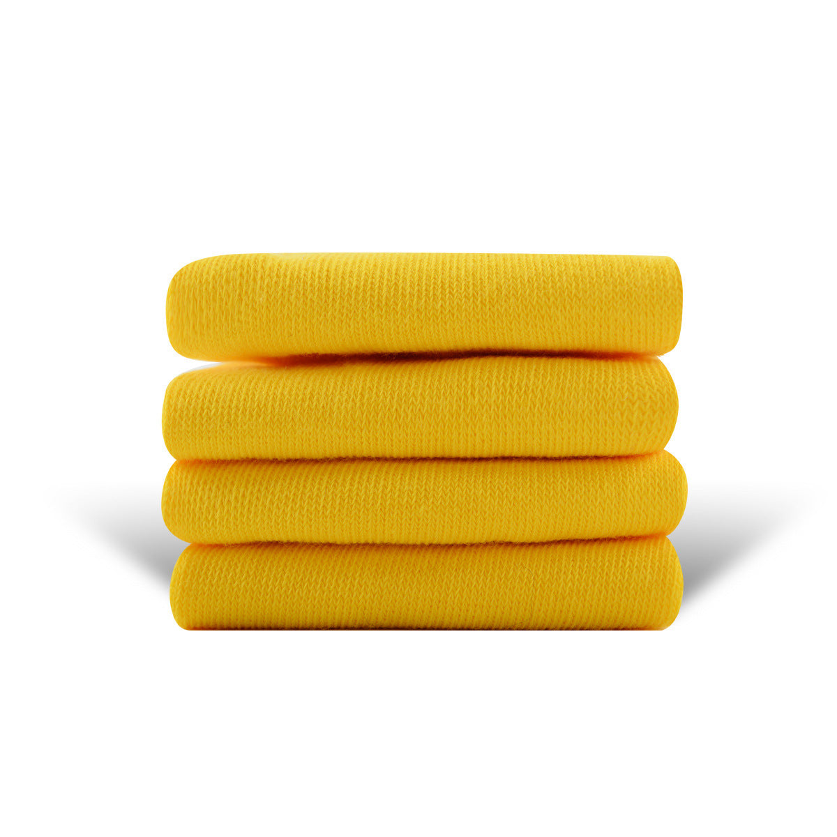 High-elastic Mid-calf Colored Cotton Socks